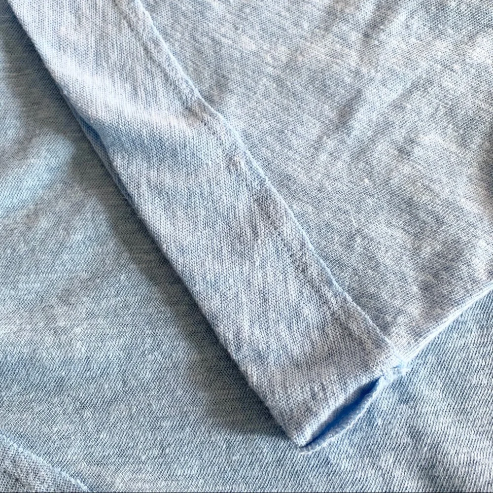 🌸New🌸 Free people Small blue linen blend Top Nwt